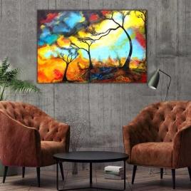 Renkler ve Ağaçlar Tablosu - 