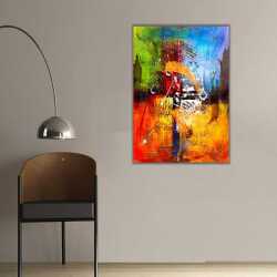 Renklerin Harmonisi Soyut Kanvas Tablo - 