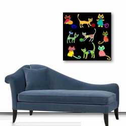 Renkli Kediler Tablosu - 