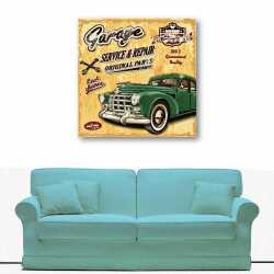 Retro Araba Tablosu - 