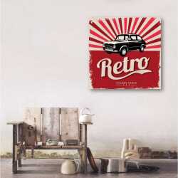 Retro Araba Tablosu - 