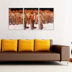 Rus Çarlığı Parçalı Kanvas Tablo 1 - 