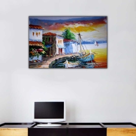 Sahil Kasabası Tablosu - 