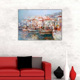 Sahil ve İnsanlar Tablosu - 