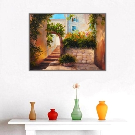 Sakin Sokak Kanvas Tablo - 