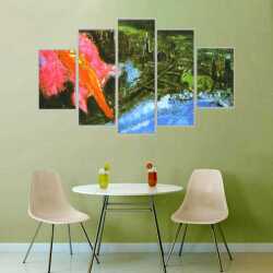 Sanatsal Doğa Kanvas Tablo - 