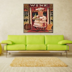 Şarap Kanvas Tablo - 