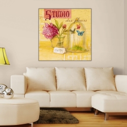 Sarı Çiçekler Kanvas Tablo - 