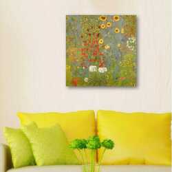 Sarı ve Kırmızı Çiçekler Tablo - 