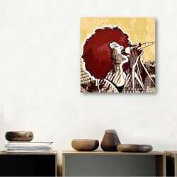 Şarkıcı Kadın Tablosu - 