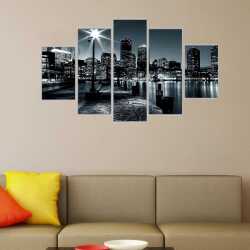 Şehrin Işıkları Kanvas Tablo - 