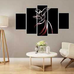 Semazen Silüet Kanvas Tablo - 