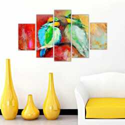 Serçeler Kanvas Tablo - 