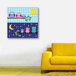 Sevimli Baykuşlar Tablo - 