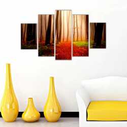 Silent Forest and Autumn Kanvas Tablo - 