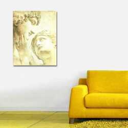 Silüet Heykel Kanvas Tablo - 