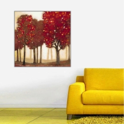 Sıra Ağaçlar Kanvas Tablo - 