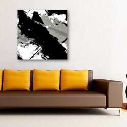 Siyah Beyaz Abstre TAblo - 