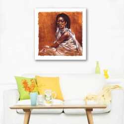 Siyahi Model Kanvas Tablo - 