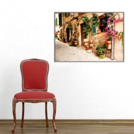 Sokak Manzarası Kanvas Tablo - 