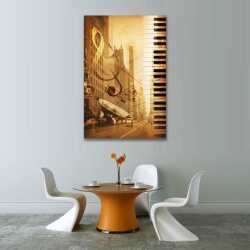 Sokak ve Müzik Kanvas Tablo - 