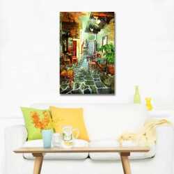 Sokakların Ahengi Kanvas Tablo - 