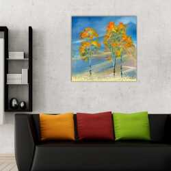 Sonbahar Sanatsal Kanvas Tablo - 