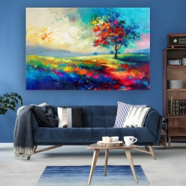 Sonbaharın Gelişi Kanvas Tablo - 