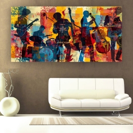 Sonsuz Müzik Kanvas Tablo - 