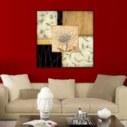 Soyut Abstre Kanvas Tablo - 