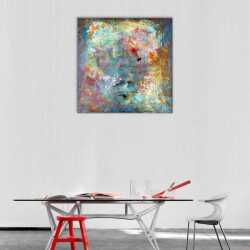 Soyut Çizgiler Kanvas Tablo - 