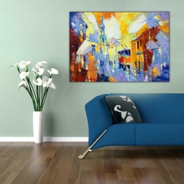 Soyut İstanbul Tablosu - 