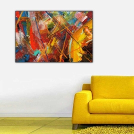 Soyut Koyu Tonlar Tablosu - 