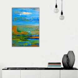 Soyut Manzara Kanvas Tablo - 