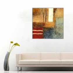 Soyut Renkler Kanvas Tablo 1 - 