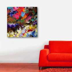 Soyut Renkler Tablo - 