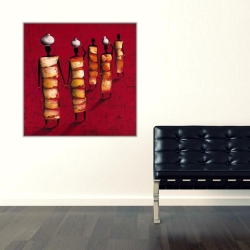 Su Taşıyan Kadınlar 2 Kanvas Tablo - 