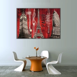 Tarihi Yapılar Kanvas Tablo - 