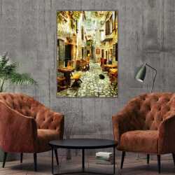 Tatil Köyü Kanvas Tablo - 