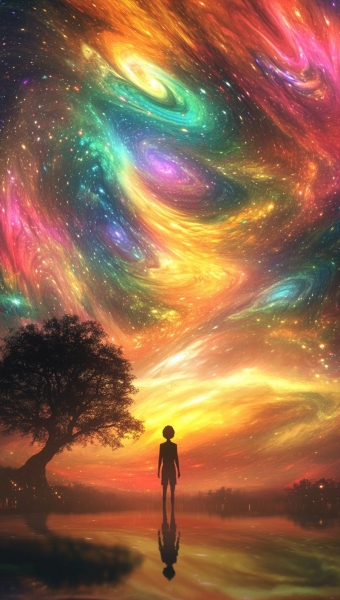 The Cosmic World Kanvas Tablo - 2