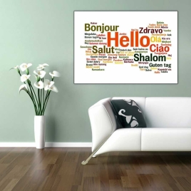 Tüm Dillerde Merhaba Tablo - 