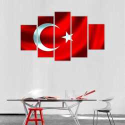 Türk Bayrağı Kanvas Tablo - 