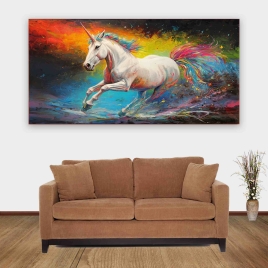 Unicorn Kanvas Tablo - 1