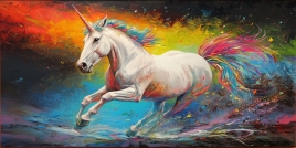 Unicorn Kanvas Tablo - 2