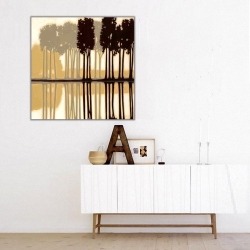 Uzun Ağaçlar Kanvas Tablo - 