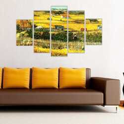 Van Gogh Buğday Tarlaları Kanvas Tablo - 