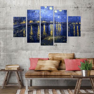 Van Gogh Yıldızlı Gece Kanvas Tablo