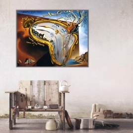 Salvador Dali Zaman Detay Kanvas Tablo - 