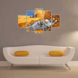 Vang Gogh Tarla İşçileri Kanvas Tablo - 