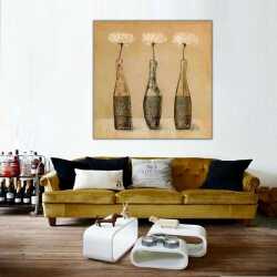 Vazodaki Çiçekler Kanvas Tablo 1 - 